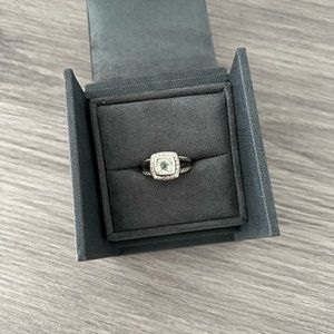 David Yurman Petite Albion Ring with Gemstone and Diamonds